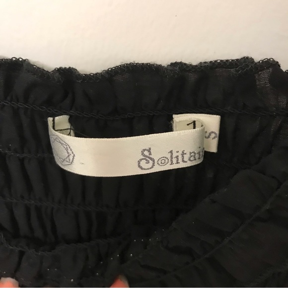 Solitaire Ruched Embroidered Mini Dress - Picture 3 of 3